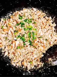 Make Shrimp and snow veal step 6