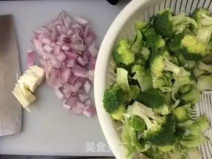 Make Cream broccoli step 0