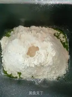 Make Potato spinach toast step 1