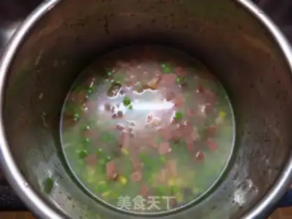 Make Pressure pot ham corn step 1