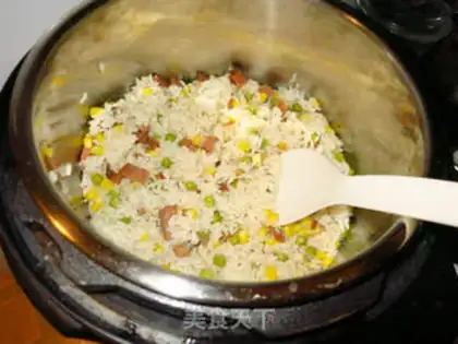Make Pressure pot ham corn step 3