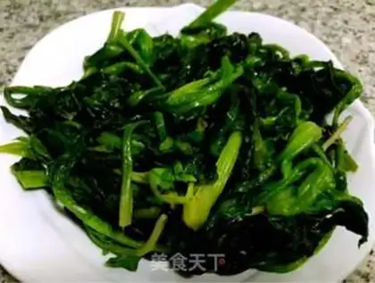 Make Spinach loves shrimp step 0