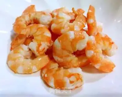 Make Spinach loves shrimp step 1