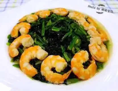 Make Spinach loves shrimp step 10