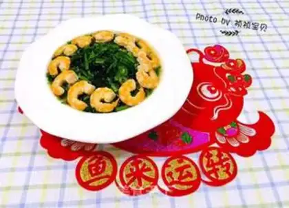 Make Spinach loves shrimp step 13
