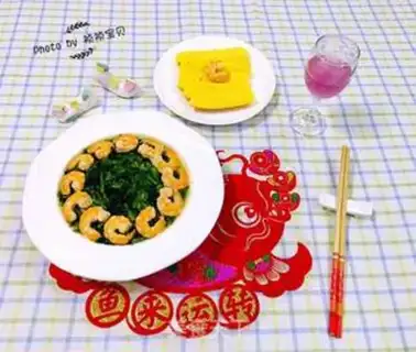 Make Spinach loves shrimp step 15