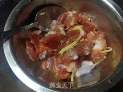 Make Mint spicy porridge step 1