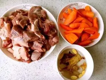 Make Carrot lamb stew step 0