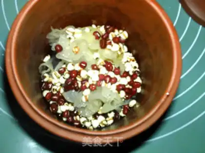 Make Red bean rice silver spoon step 3