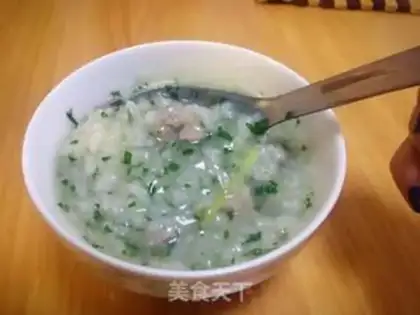 Make Mint spicy porridge step 7