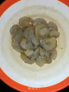Make Shrimp fried eggs step 1