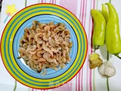 Make Blasted shrimp step 0