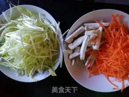 Make ♪ ♪ Yellow and carrot ♪ step 0