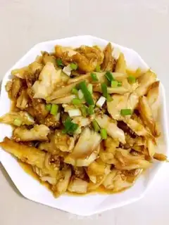 Make Garlic hand tore the fish step 11