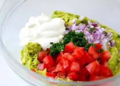 Make A guacamole step 1