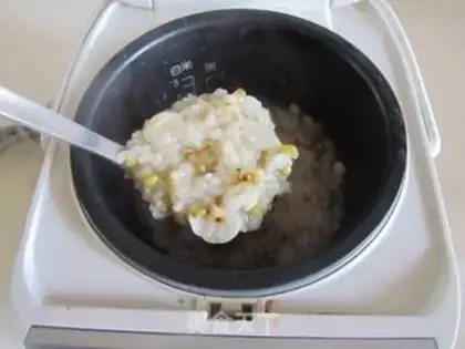 Make Green bean almond porridge step 5