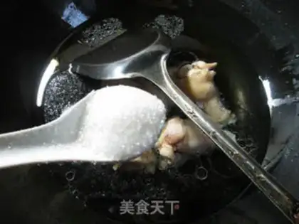 Make The chicken wings cook the bouquet step 5