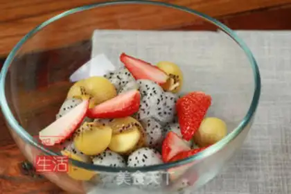 Make Fruit yogurt salad step 3