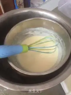 Make Puffy cheesecake step 2