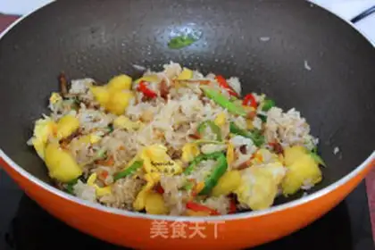 Make Pineapple rice step 8