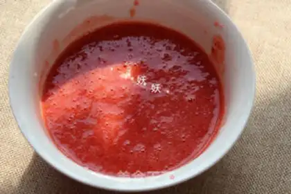 Make Strawberry cheese mousse step 10