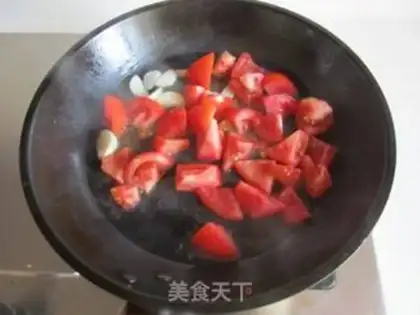 Make Tomato fried melons step 2