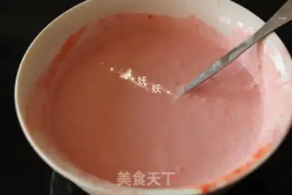 Make Strawberry cheese mousse step 11