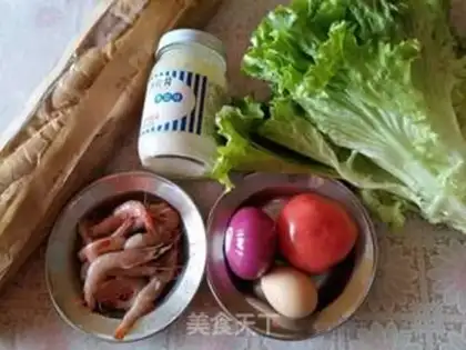 Make Shrimp salad stick step 0