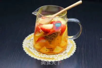 Make Honey fruit tea step 4