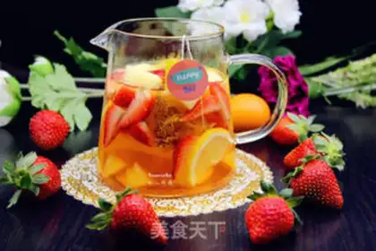 Make Honey fruit tea step 5