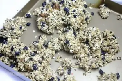 Make Oil-free oat energy bar step 5