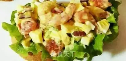 Make Shrimp salad stick step 5