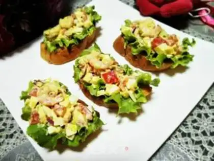 Make Shrimp salad stick step 6