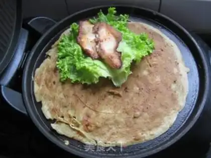 Make Fish and greasy pancakes step 12
