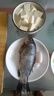 Make Tofu soup step 0