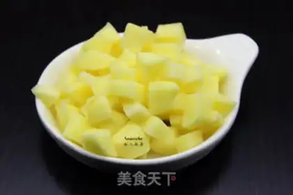 Make Potato rice step 1