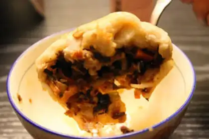 Make Soft potato bag step 13