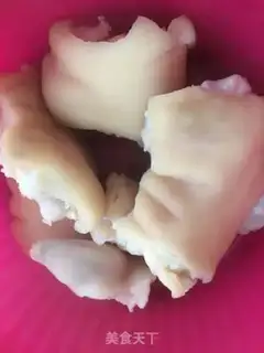 Make Red pig hoof step 1