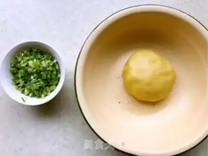 Make Onion pancakes step 2
