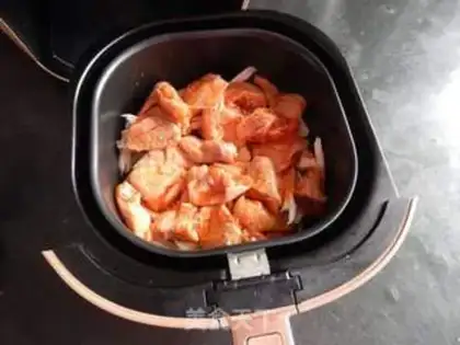 Make Fried mushroom chicken step 5