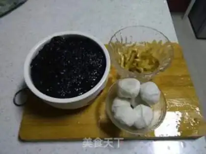 Make Fishball violet soup step 0