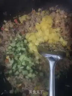 Make Pineapple rice step 8