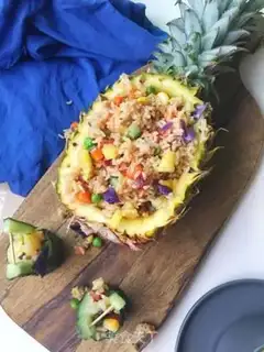 Make Pineapple rice step 10