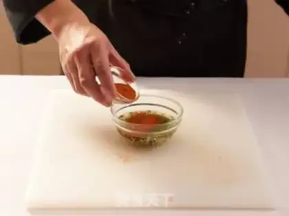 Make Garlic spinach step 6