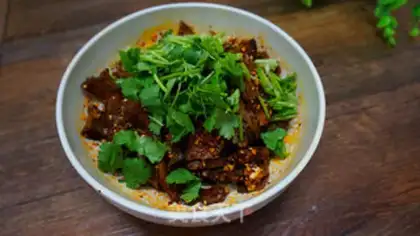 Make Dry spicy beef step 15