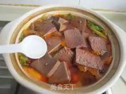 Make Duck tofu step 9