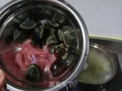 Make Scrawny green bean porridge step 4