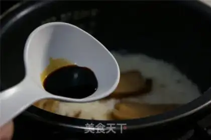 Make Puffy meat rice step 6