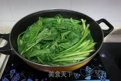 Make Shrimp spinach step 0