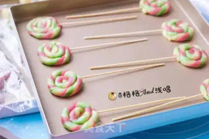 Make Lollipop cookies step 11
